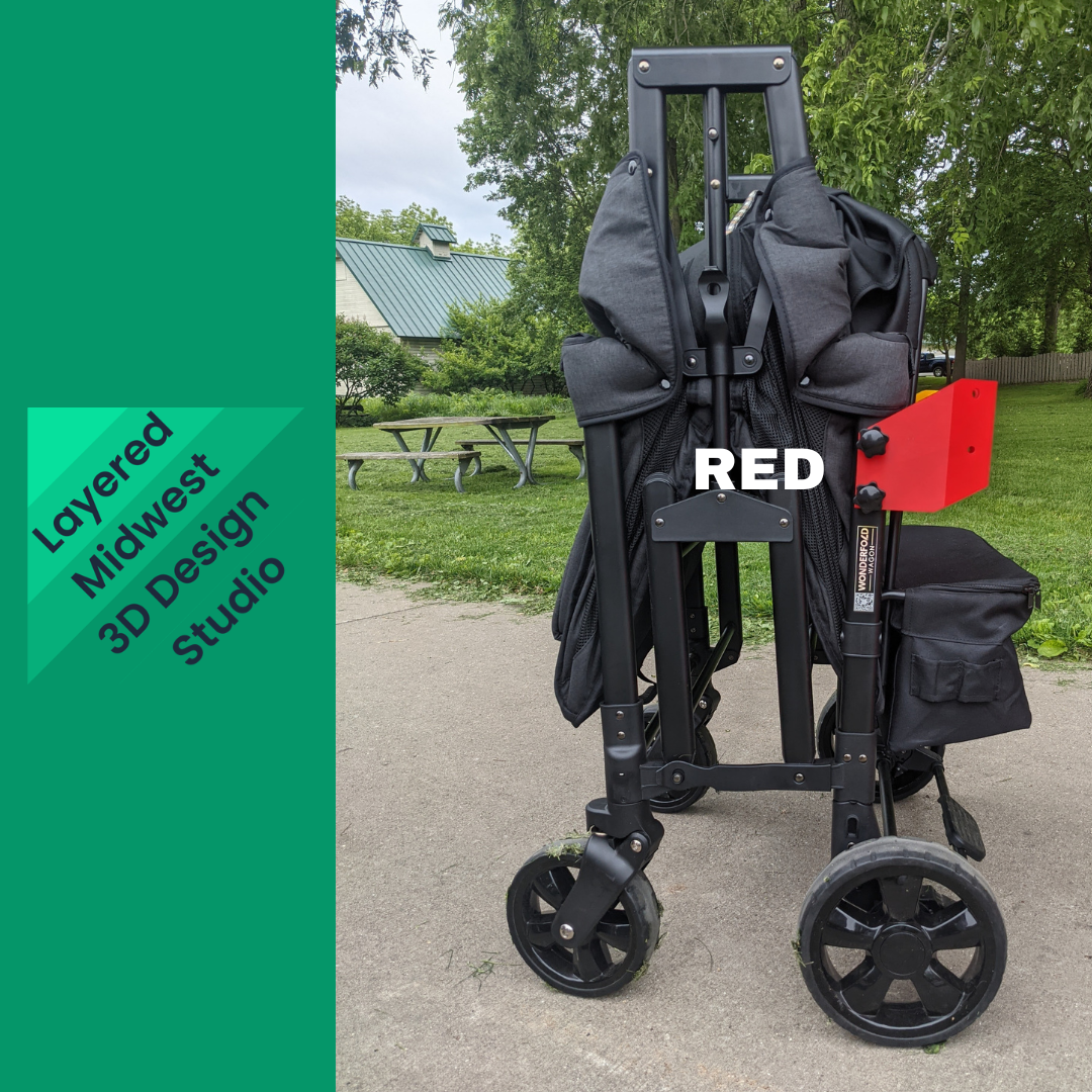 Wonderfold W4 Original Handlebar Extension | Regular or Adjustable | + Optional Cup Holder Add-On | 3D Printed | Made to Order