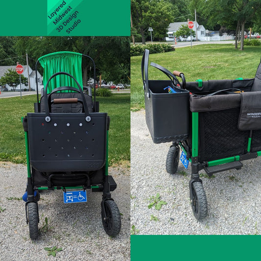 Wagon Hooks for Bogg Bag & Simply Southern | Fits Wonderfold W2/W4, Keenz XC/XC+, Jeep Wrangler, Baby Trend Wagons | 3D Printed | Made to Order