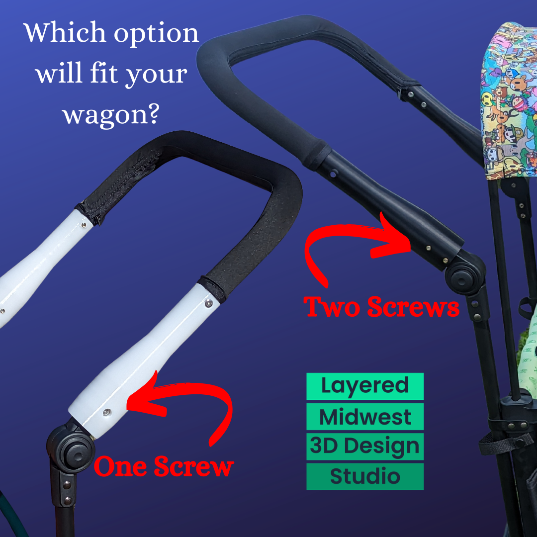 Wonderfold W1 / W2 Handlebar Extension | 3D Printed | Adds 7" of Height | Made to Order | W1 Tokidoki Compatible