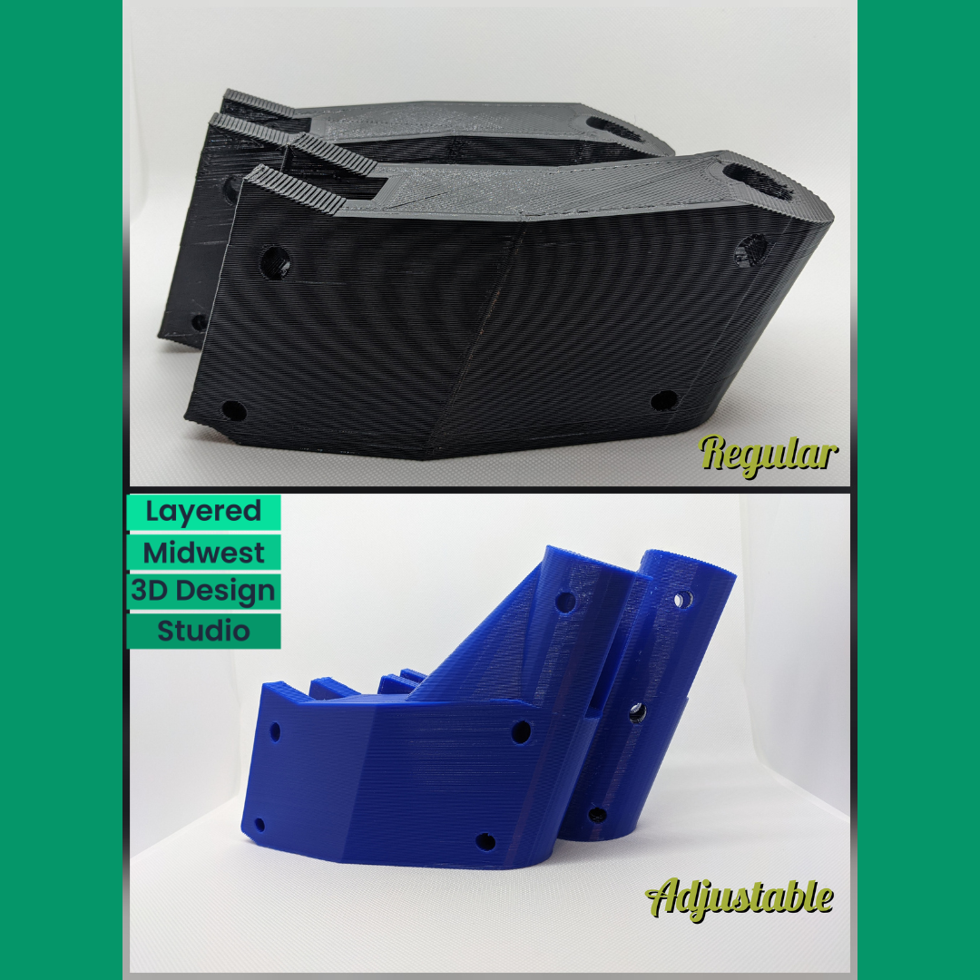 Wonderfold W4 Original Handlebar Extension | Regular or Adjustable | + Optional Cup Holder Add-On | 3D Printed | Made to Order