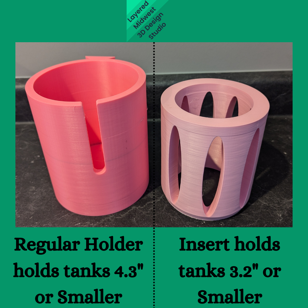 Oxygen Tank Mount for Wonderfold W1 / W2 / W4 Wagon | Optional IV Pole Holder | 3D Printed | Made to Order