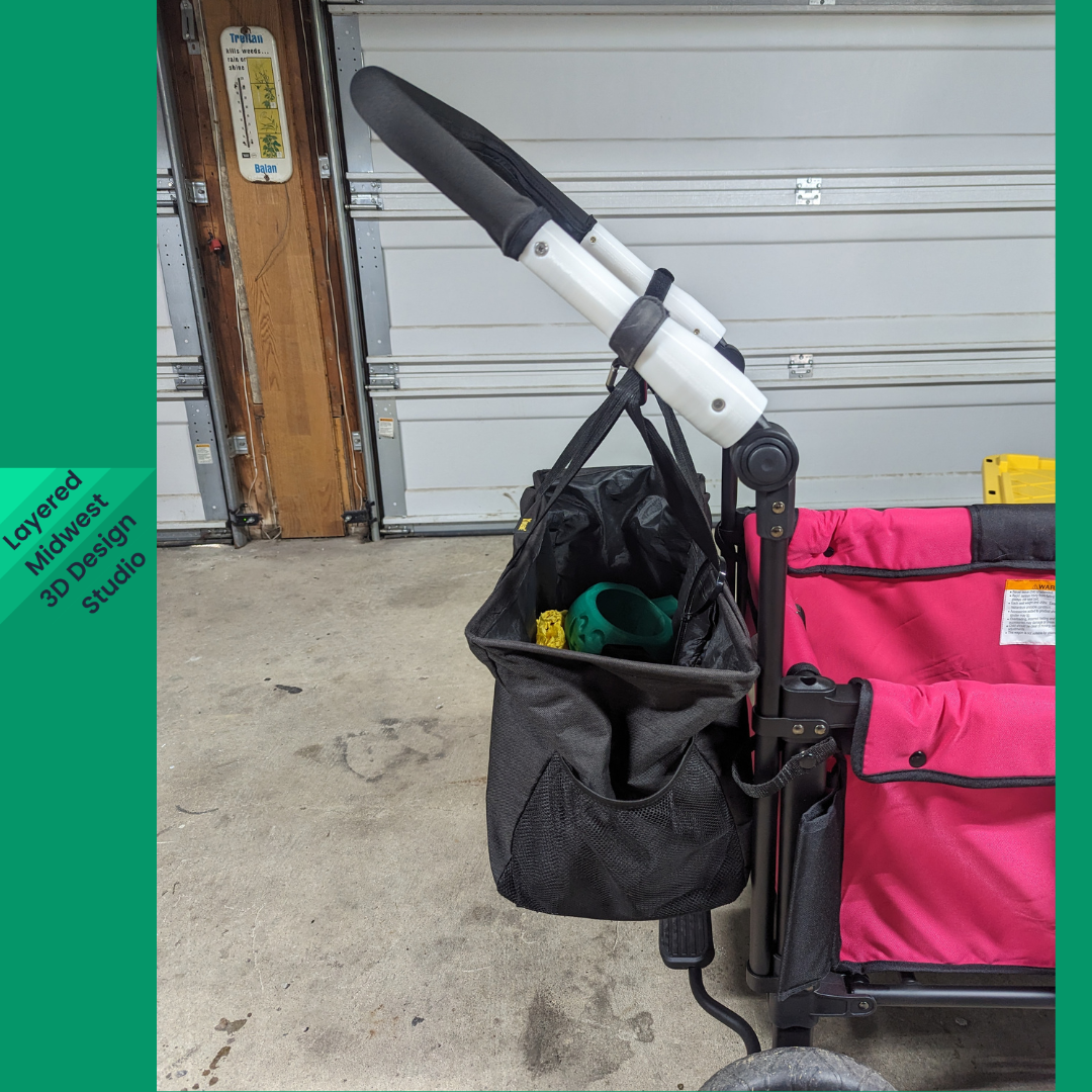 Wonderfold W1 / W2 Handlebar Extension | 3D Printed | Adds 7" of Height | Made to Order | W1 Tokidoki Compatible