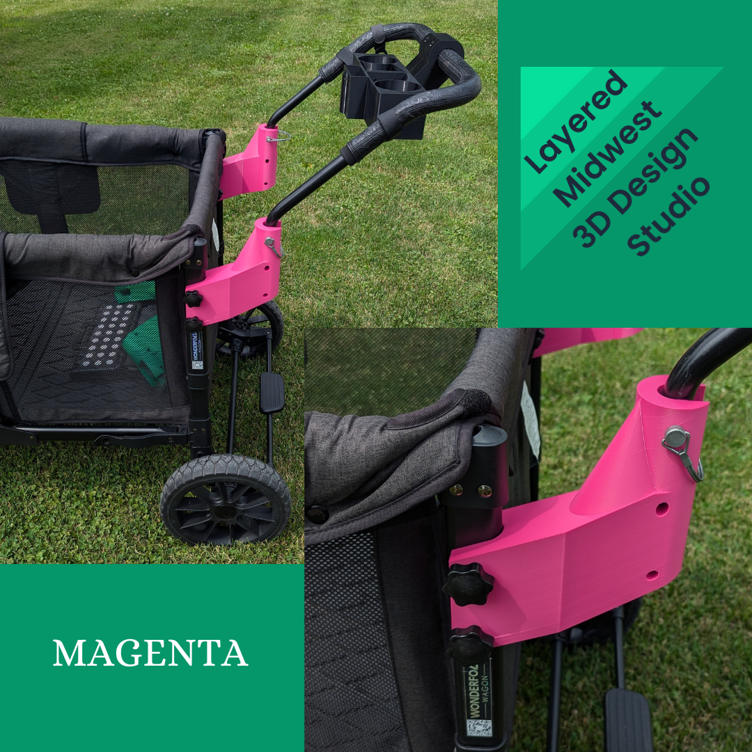 Wonderfold W4 Original Handlebar Extension | Regular or Adjustable | + Optional Cup Holder Add-On | 3D Printed | Made to Order