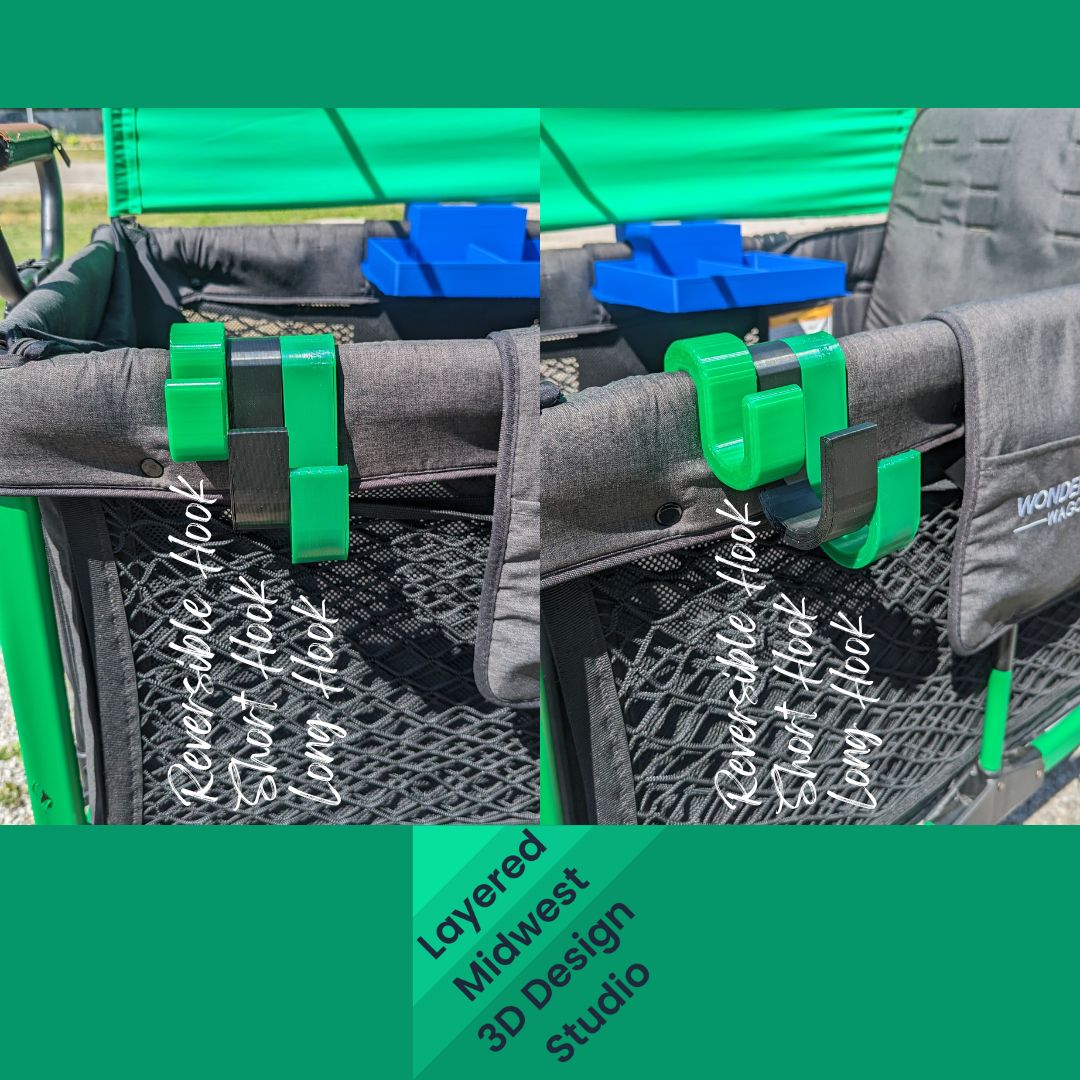 WonderHook | Wagon Hooks for Wonderfold W Series, Keenz XC/XC+, and Jeep Wrangler Stroller Wagon